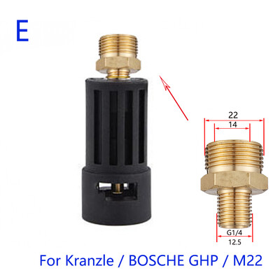 AR/Interskol/Lavor/Bosche/Huter/M22 lándzsa csatlakoztatásához Karcher és női bajonett magasnyomású mosó csatlakozó adapterhez