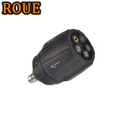 Adaptor pentru pistol de spălat auto, duză 5 în 1, curățător de înaltă presiune, lance de apă G1/4, conexiune masculină, spălătorie cu jet rapid, duze de pulverizare reglabile