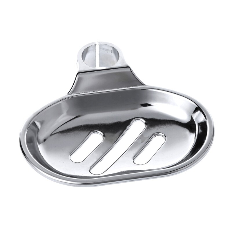 Nerūdijančio plieno dušo kėlimo strypo komplektas su slankiojančiu strypu Reguliuojamas dušas galvutės laikikliui su nusausinimo muilo indo aukščio ir kampo reguliavimu