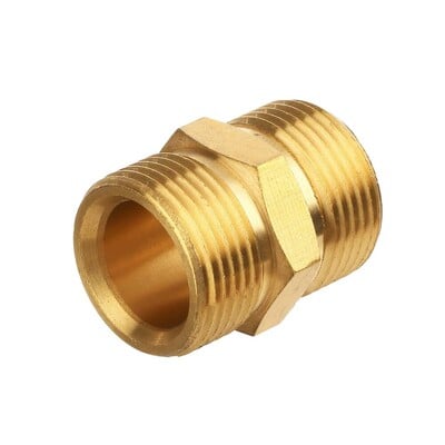 Cupru M22 14mm și 15mm Conector cu filet tată Adaptor de cuplare pentru furtun Racord de înaltă presiune 4500 PSI