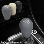 Silikoninis automobilio pavarų perjungimo rankenėlės dangtelis 5 6 pavarų neslystantis dizainas silikoninis pavarų perjungimo rankenėlės apykaklės automatinio perjungimo rankenėlės apsauga, skirta VW Golf