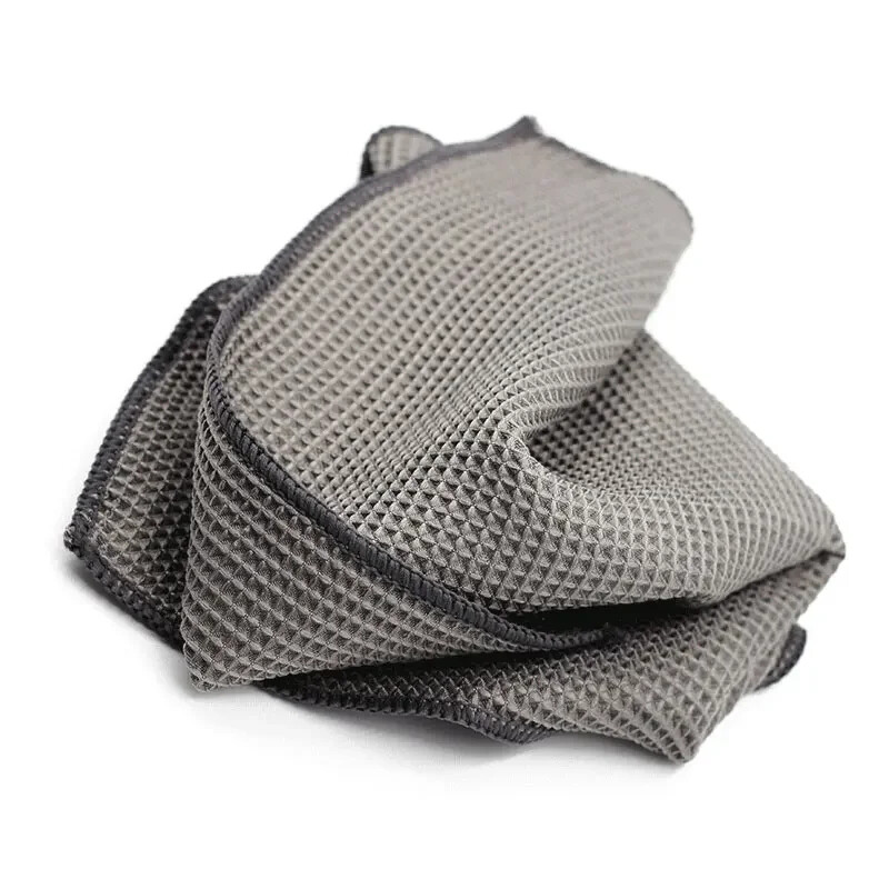 2 ks utierka na umývanie auta, sklo, voda na sušenie, mikrovlákno, čistiace utierky na okná, auto detailing, vaflová väzba do kuchyne a kúpeľne 40*40 cm