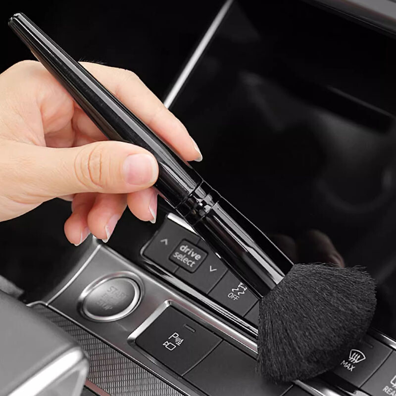 Čistiaca kefa na interiér auta, super mäkká kefa na čistenie interiéru auta, sada na elektrostatické odstraňovanie prachu, umývacie príslušenstvo