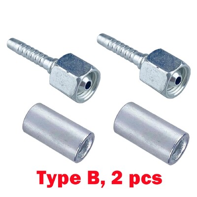 Фитинг за щепсел за маркуч M14 с втулка Конектор за ремонт на върха на тръбата за миене под високо налягане