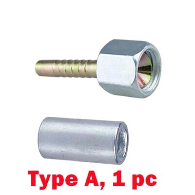 Фитинг за щепсел за маркуч M14 с втулка Конектор за ремонт на върха на тръбата за миене под високо налягане