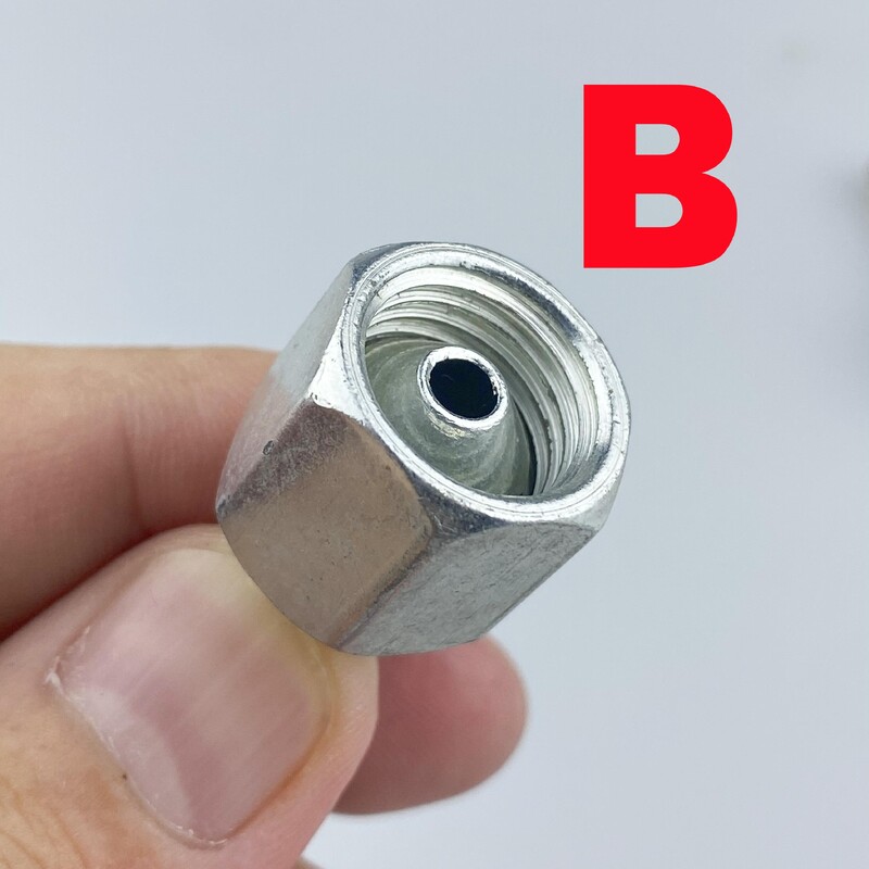 Фитинг за щепсел за маркуч M14 с втулка Конектор за ремонт на върха на тръбата за миене под високо налягане