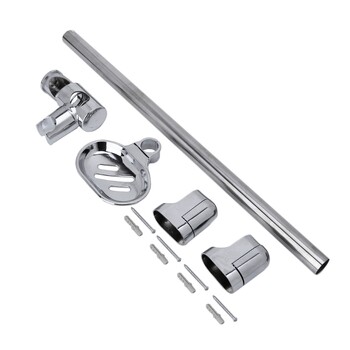 2024 New A Set Shower Rod Dish Lifter Pipe Pipe ABS Ρυθμιζόμενη βάση κεφαλής ανυψωτικού πλαισίου