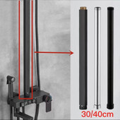 Vonios dušo vamzdžio prailginimo vamzdis rankinio dušo laikiklio laikiklis kvadratinis ir apvalus prailginimo vamzdžio strypas Paaukštinkite vamzdžio slankiojančią juostą