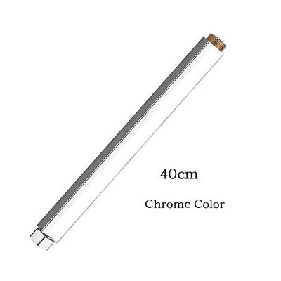 Vonios dušo vamzdžio prailginimo vamzdis rankinio dušo laikiklio laikiklis kvadratinis ir apvalus prailginimo vamzdžio strypas Paaukštinkite vamzdžio slankiojančią juostą