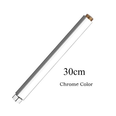 Vonios dušo vamzdžio prailginimo vamzdis rankinio dušo laikiklio laikiklis kvadratinis ir apvalus prailginimo vamzdžio strypas Paaukštinkite vamzdžio slankiojančią juostą