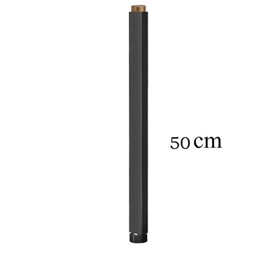 Vonios dušo vamzdžio prailginimo vamzdis rankinio dušo laikiklio laikiklis kvadratinis ir apvalus prailginimo vamzdžio strypas Paaukštinkite vamzdžio slankiojančią juostą