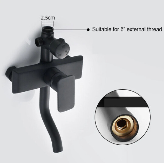 Vonios dušo vamzdžio prailginimo vamzdis rankinio dušo laikiklio laikiklis kvadratinis ir apvalus prailginimo vamzdžio strypas Paaukštinkite vamzdžio slankiojančią juostą