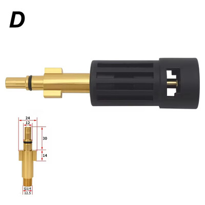 Konektorový adaptér tlakového čističa pre pripojenie AR/Interskol/Lavor/Bosche/Huter/M22 Lance Wand k ženskému adaptéru vodnej pištole Karcher