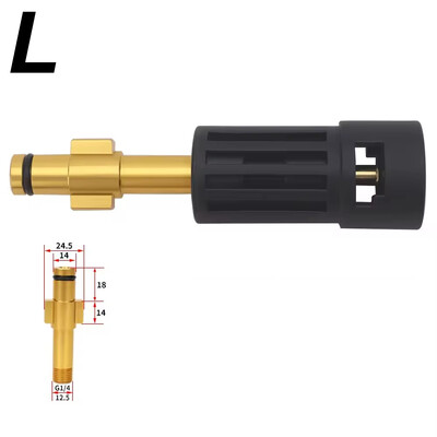 Konektorový adaptér tlakového čističa pre pripojenie AR/Interskol/Lavor/Bosche/Huter/M22 Lance Wand k ženskému adaptéru vodnej pištole Karcher