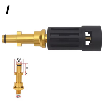 Konektorový adaptér tlakového čističa pre pripojenie AR/Interskol/Lavor/Bosche/Huter/M22 Lance Wand k ženskému adaptéru vodnej pištole Karcher