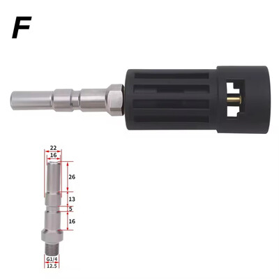 Konektorový adaptér tlakového čističa pre pripojenie AR/Interskol/Lavor/Bosche/Huter/M22 Lance Wand k ženskému adaptéru vodnej pištole Karcher