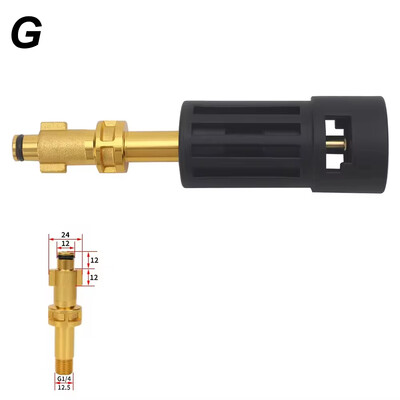 Konektorový adaptér tlakového čističa pre pripojenie AR/Interskol/Lavor/Bosche/Huter/M22 Lance Wand k ženskému adaptéru vodnej pištole Karcher