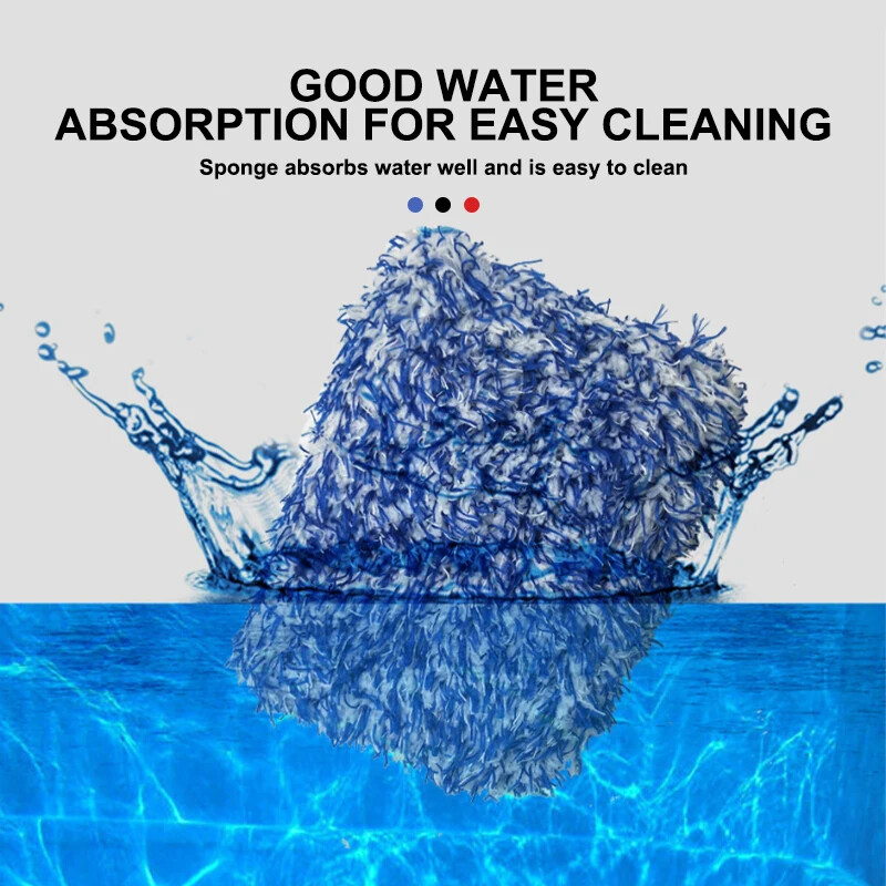 SEAMETAL Spălătorie auto din microfibră Burete de spălat auto Perii de detaliu pentru îngrijirea mașinii Prosop de spălat Bloc de burete Produse de curățare auto