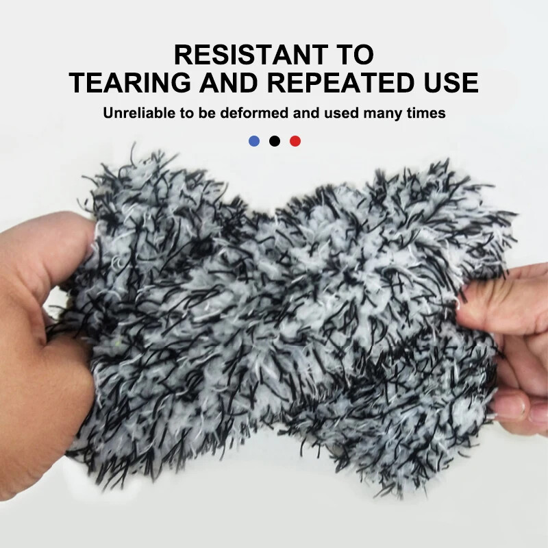 SEAMETAL Spălătorie auto din microfibră Burete de spălat auto Perii de detaliu pentru îngrijirea mașinii Prosop de spălat Bloc de burete Produse de curățare auto