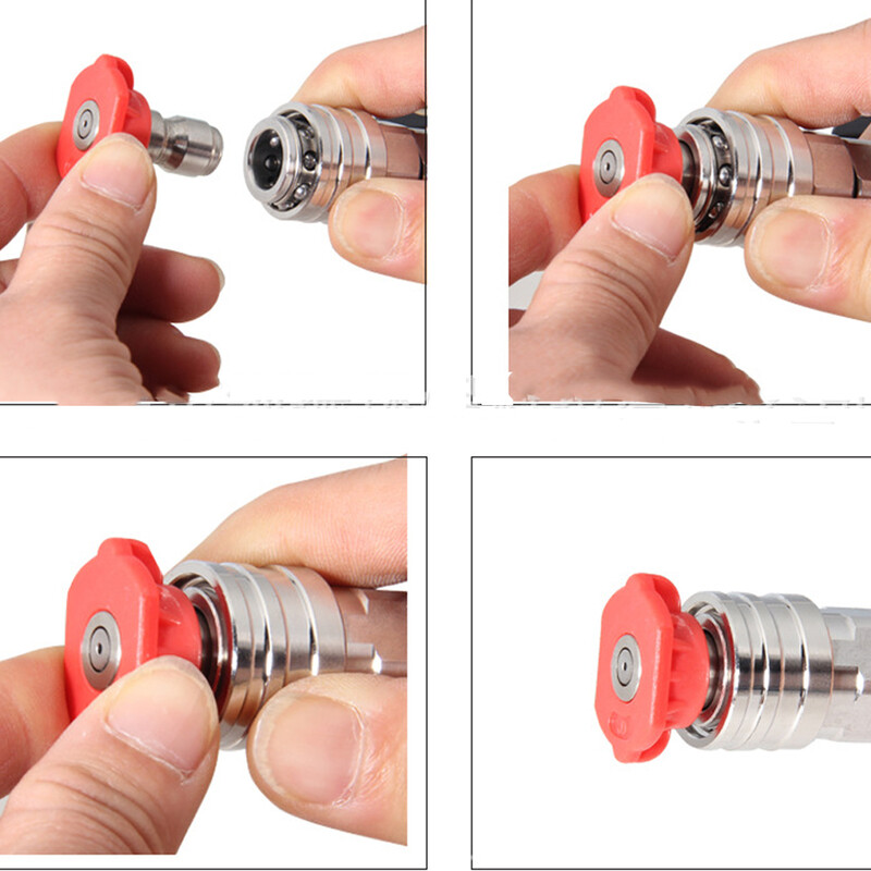 Adapter za visokotlačni pištolj za pranje za Nilfisk KEW ALTO WAP CALM na 1/4" Quick Connect s mlaznicama za prskanje