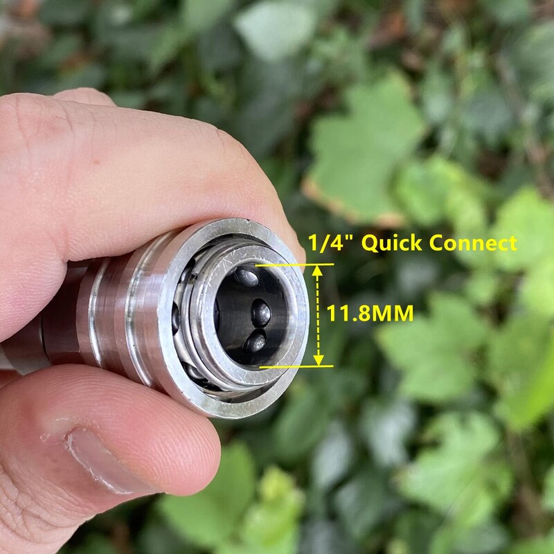 Adapter za visokotlačni pištolj za pranje za Nilfisk KEW ALTO WAP CALM na 1/4" Quick Connect s mlaznicama za prskanje