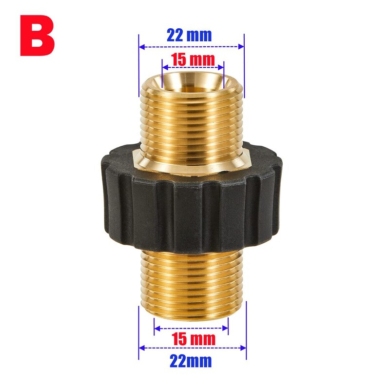 Adaptor extensie conector M22 14 mm și 15 mm Cuplaj pivotant pentru furtun