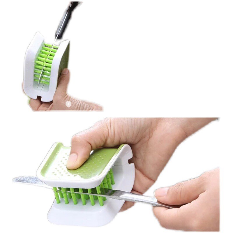 Autóbelső biztonsági öv tisztító speciális szerszám Kétoldalas U-alakú összecsukható tálca Szivacs gyémántkefe biztonsági öv kézvédő