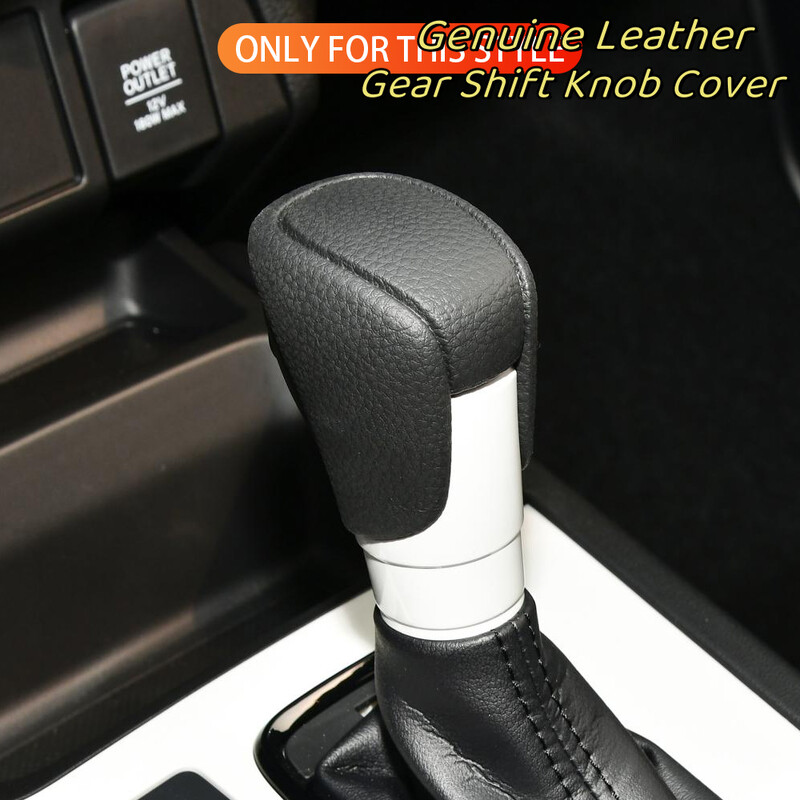 Natūralios odinės pavarų perjungimo rankenėlės galvutės rankenos dangtelio apykaklės, skirtos 11 kartos „Honda Civic“, 2021 m., 2022 m. interjero priedams