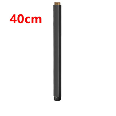 40 cm vonios dušo prailginimo vamzdis, stumdomas maišytuvas, papildomai prailginamas vamzdžio laikiklio laikiklis Universali sąsaja kvadratinis apvalus vamzdis