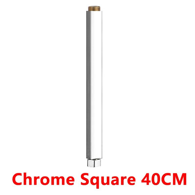 40 cm vonios dušo prailginimo vamzdis, stumdomas maišytuvas, papildomai prailginamas vamzdžio laikiklio laikiklis Universali sąsaja kvadratinis apvalus vamzdis