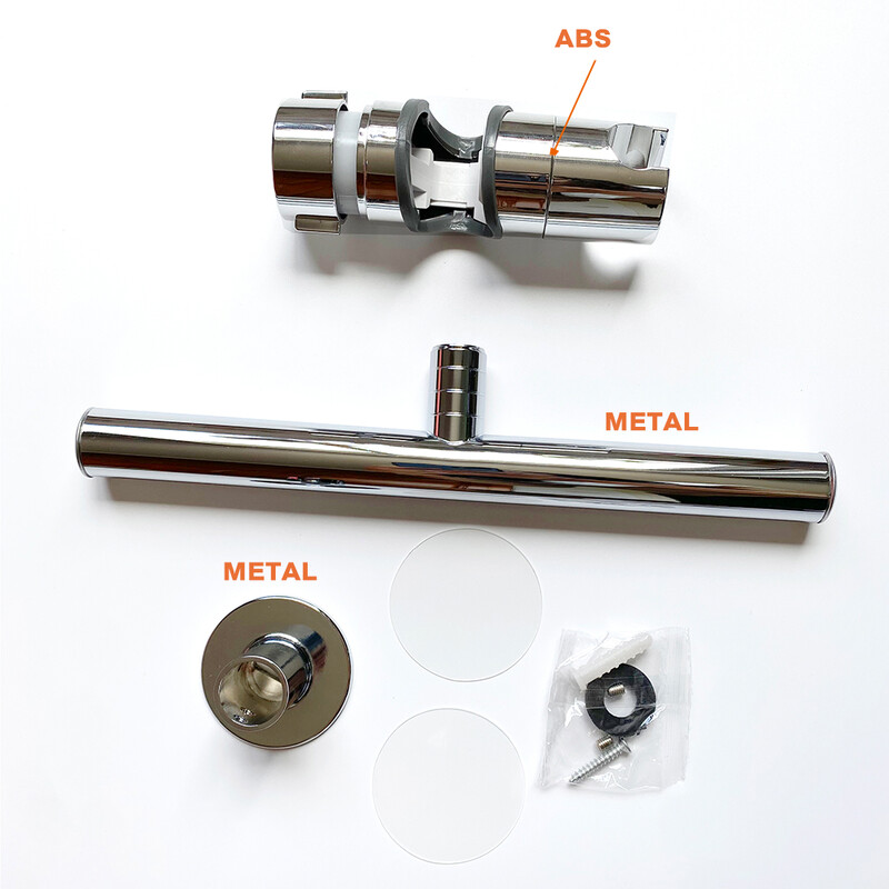 Pakeliamas vonios kambarys dušo strypo laikiklis dušo galvutės laikiklis svirtis Sieninė slankiojančio strypo purkštuvo priedas Rankena stumdomas bėgio strypas