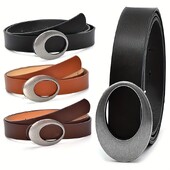 Vintage ovális csatos övek egyszínű egyszerű derékpánt Divatos farmer nadrág öv klasszikus ruha kabát öv nőknek