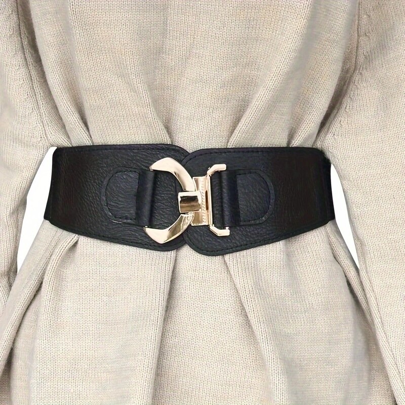 Boho Chic rugalmas deréköv fém csattal – sokoldalú ruhakiegészítő nőknek