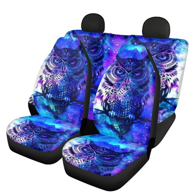 Gradient Owl Dreamcatcher Galaxy Print Huse pentru scaune auto Anti-alunecare Protector pentru scaune auto Universal Dropshipping funda asientos coche