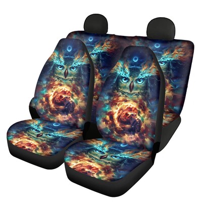 Gradient Owl Dreamcatcher Galaxy Print Huse pentru scaune auto Anti-alunecare Protector pentru scaune auto Universal Dropshipping funda asientos coche
