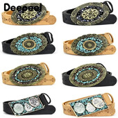 1 kom Deepeel 3,5*100/115 cm modni korzet široki ženski remen od legure glatke kopče remeni s kamenim kopčama ukrasni pojas