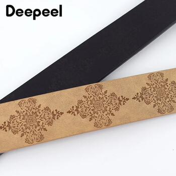 1Pc Deepeel 3,5*100/115cm Μόδας Κορσές Φαρδιά Γυναικεία Ζώνη από κράμα Ζώνες λείας πόρπης με πέτρες πόρπες Διακοσμητική ζώνη μέσης