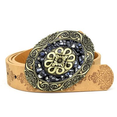 1 kom Deepeel 3,5*100/115 cm modni korzet široki ženski remen od legure glatke kopče remeni s kamenim kopčama ukrasni pojas