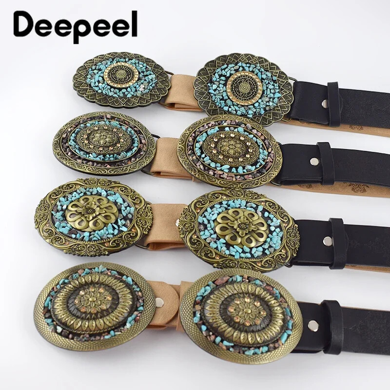 1 kom Deepeel 3,5*100/115 cm modni korzet široki ženski remen od legure glatke kopče remeni s kamenim kopčama ukrasni pojas