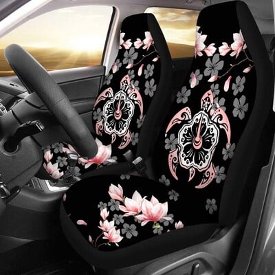 2 db Mandala autós üléshuzatok Boho Lotus Print első automatikus üléshuzat, autós vödörülés védőhuzatok univerzális illeszkedés