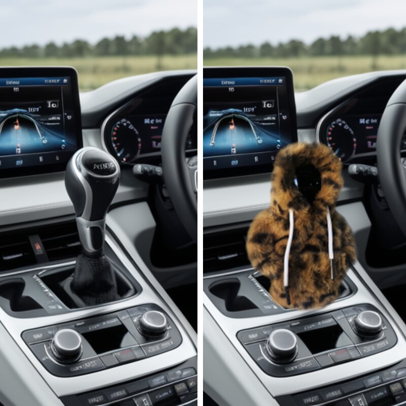 Sebességváltó kar pulóver huzatok Váltógomb kapucnis kapucnis autódísz Univerzális autó sebességváltó kar burkolat Sebességkaros pulóver