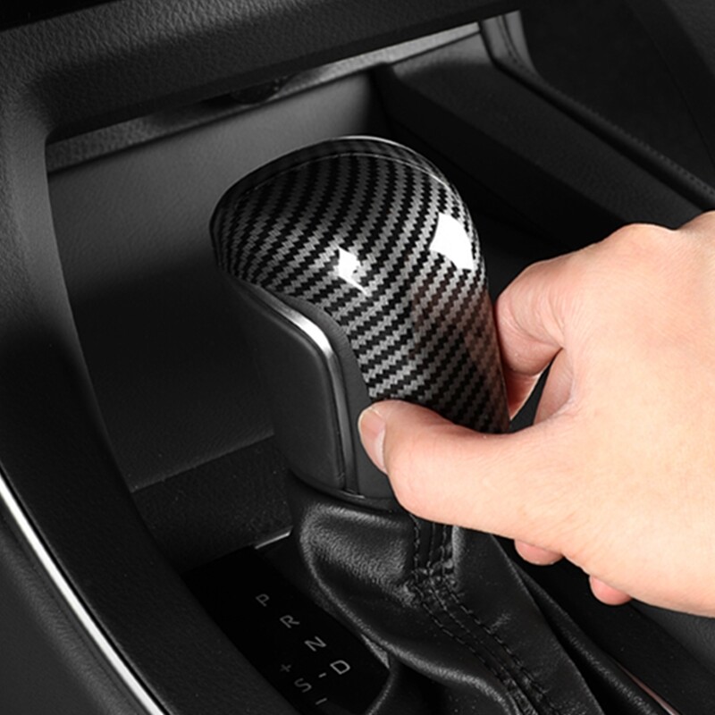 Samolepky na kryt radiacej páky z uhlíkových vlákien pre Toyota Camry 2018-2020 Avalon Corolla Hatchback 2019 2020 Yaris Cross