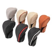 Ādas automašīnas pārslēgšanas roktura pārsegs, neslīdošs, nodilumizturīgs, elpojošs, regulējams pārslēga roktura pārsegs Universālie automašīnas salona piederumi