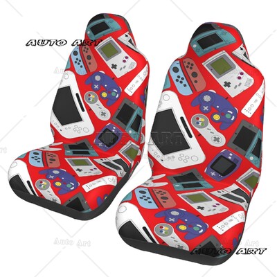 Joc video Weapon Gamer Play Gaming Husă universală pentru scaune de mașină Four Seasons pentru SUV Husă pentru scaune pentru auto Protecție pentru scaune din poliester