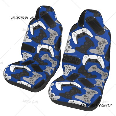 Joc video Weapon Gamer Play Gaming Husă universală pentru scaune de mașină Four Seasons pentru SUV Husă pentru scaune pentru auto Protecție pentru scaune din poliester