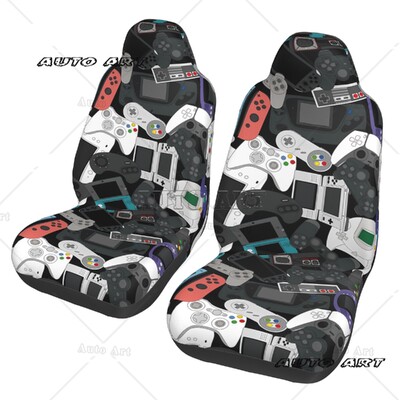 Joc video Weapon Gamer Play Gaming Husă universală pentru scaune de mașină Four Seasons pentru SUV Husă pentru scaune pentru auto Protecție pentru scaune din poliester