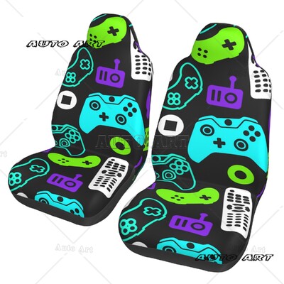 Joc video Weapon Gamer Play Gaming Husă universală pentru scaune de mașină Four Seasons pentru SUV Husă pentru scaune pentru auto Protecție pentru scaune din poliester