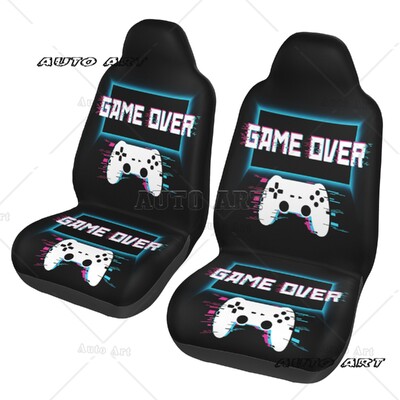 Joc video Weapon Gamer Play Gaming Husă universală pentru scaune de mașină Four Seasons pentru SUV Husă pentru scaune pentru auto Protecție pentru scaune din poliester