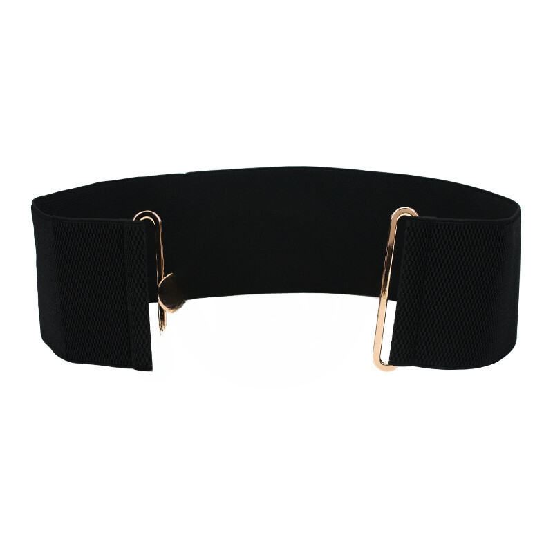 Decorare cusătură în talie pentru femei, retro, simplu, haine mari, blană artificială, centură de strângere a taliei, versiunea neagră, stil artistic la modă