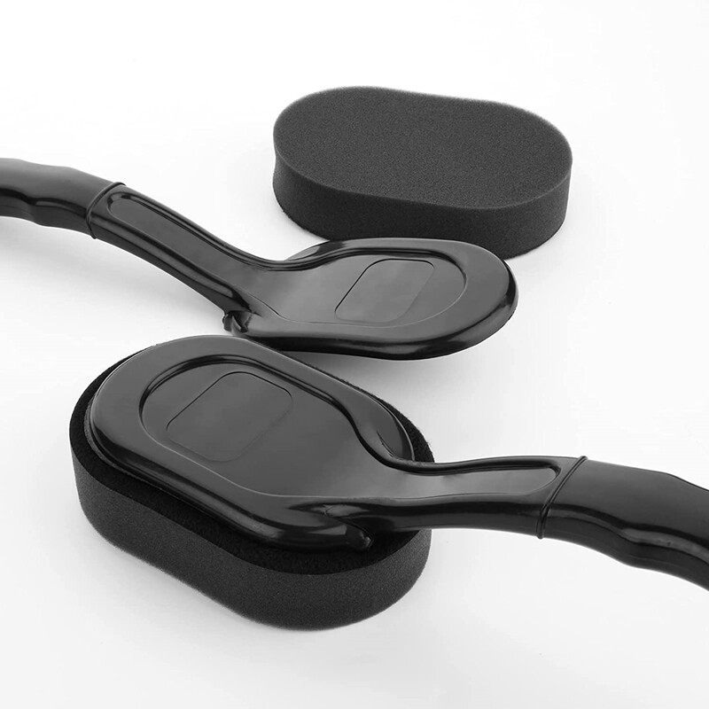 Automašīnas riepu spīduma aplikators Riepu pārsēja vaksācijas sūkļa birste ar izliektu rokturi automātiskai detaļai. Viegli lietojams riepu tīrīšanas rīks